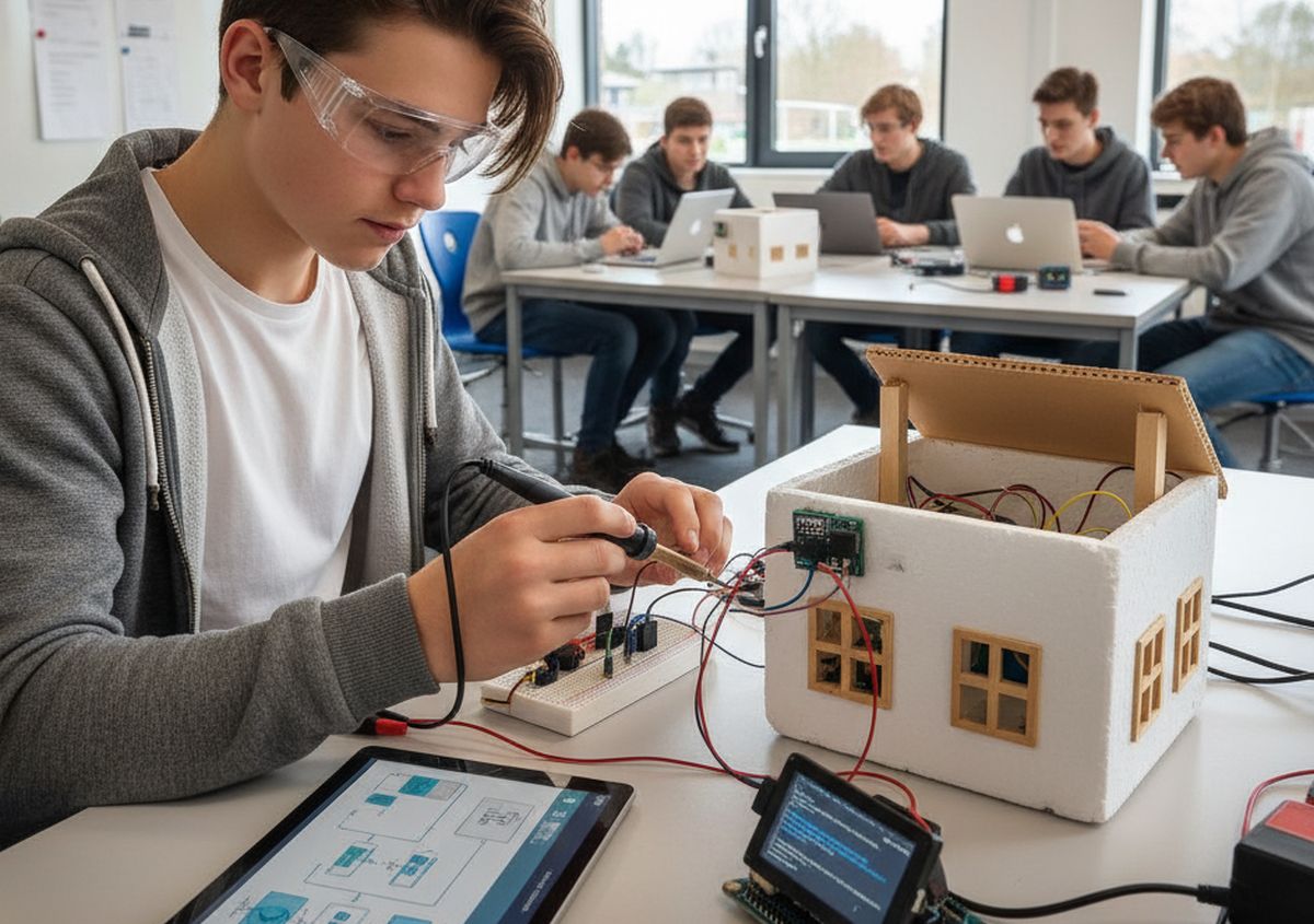 Technologie 4ème domotique portail automatique : projets et apprentissages