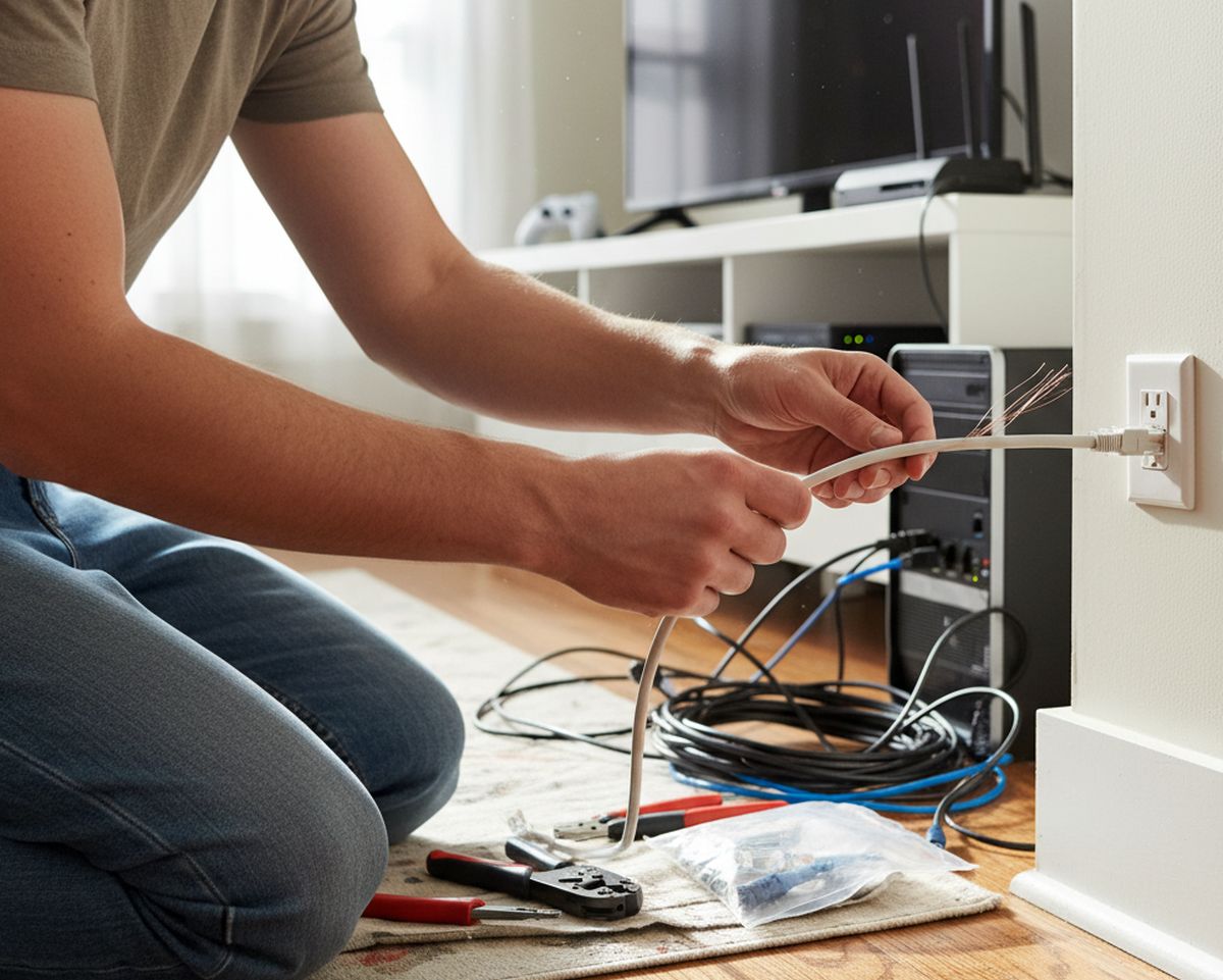 Câblage internet rj45 maison : comment installer un réseau Ethernet filaire chez soi