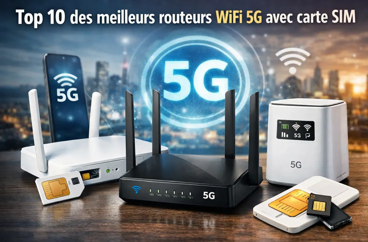 Top 10 des meilleurs routeurs WiFi 5G avec carte SIM