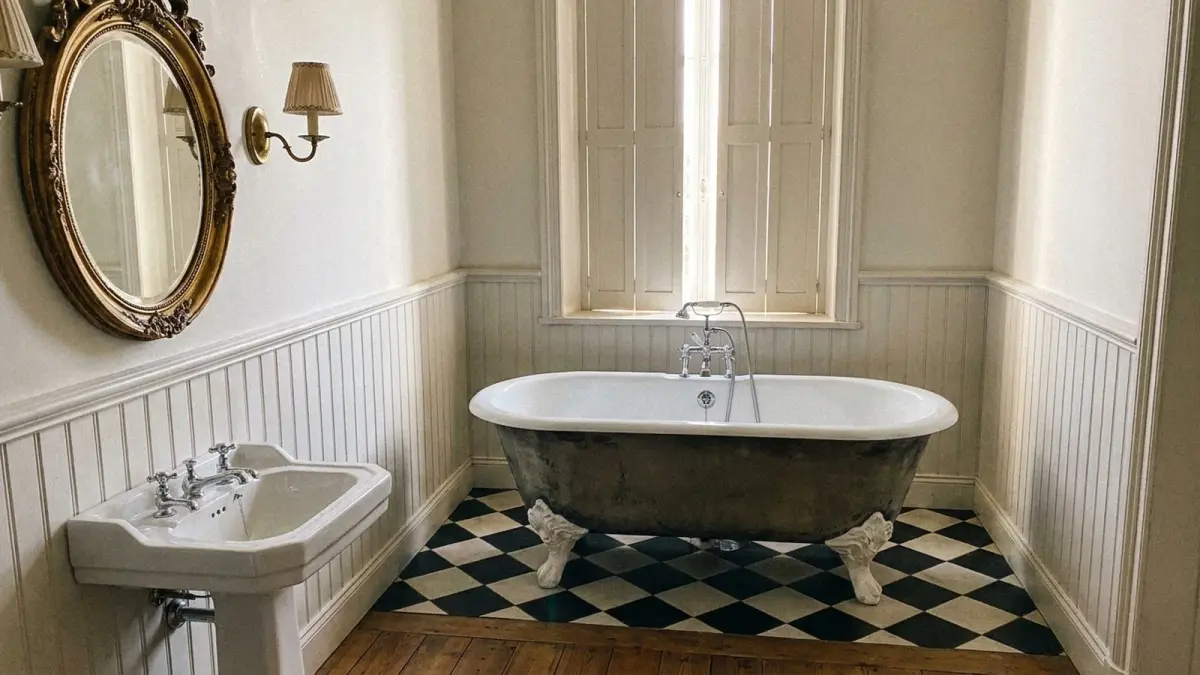 Salle de bain rétro : idées, matériaux et pièces phares pour un style intemporel